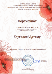 вікторина 8 травня Глуховеря Артем